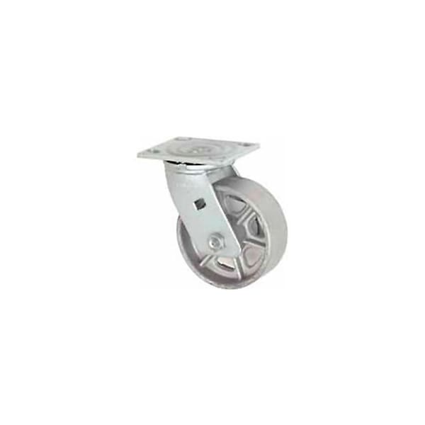Casters Wheels & Industrial Handling Faultless Swivel Plate Caster 5in Steel Wheel 1406-5 - main